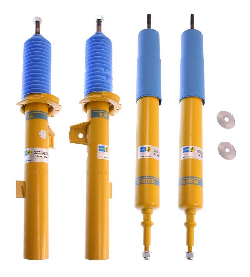 BMW Suspension Strut and Shock Absorber Assembly Kit - Front and Rear (B6 Performance) 33526783997 - Bilstein 3815181KIT